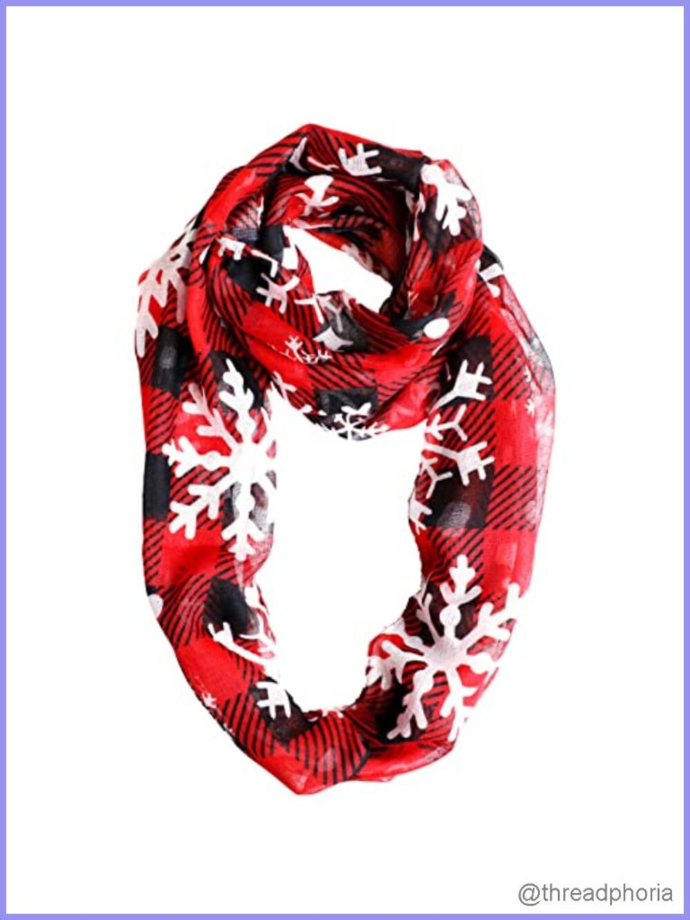 Sheer Infinity Scarf Lightweight Holiday Accessory